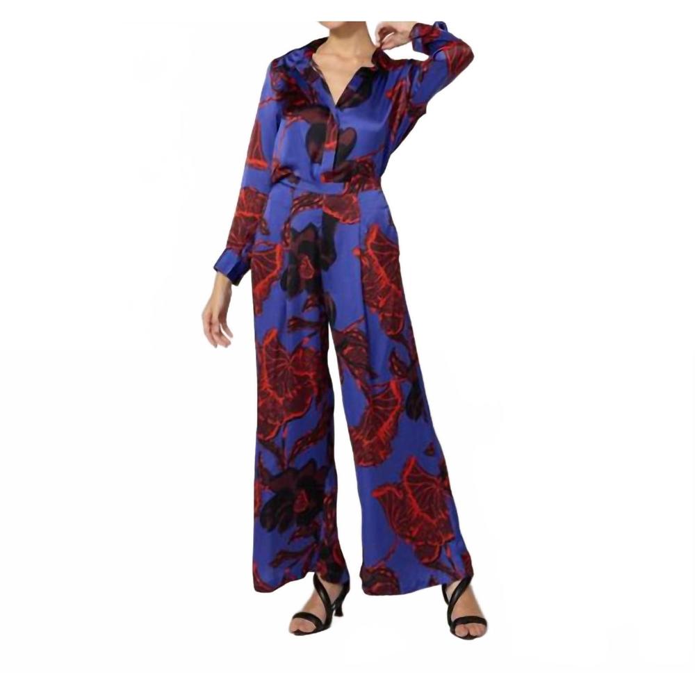 NEW CLEOBELLA holden trouser in la rouge print